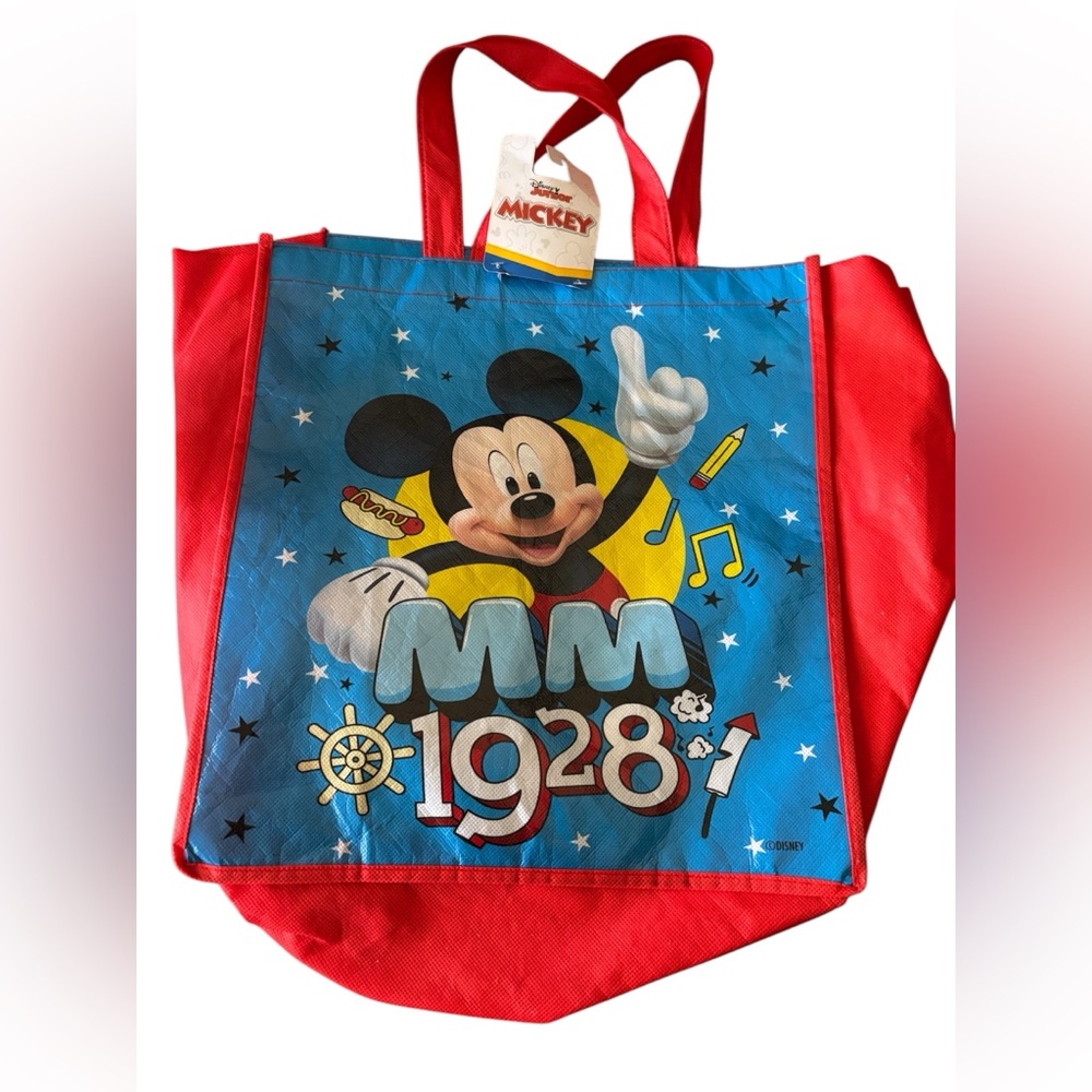 Mickey Mouse Red and Blue Tote Bag